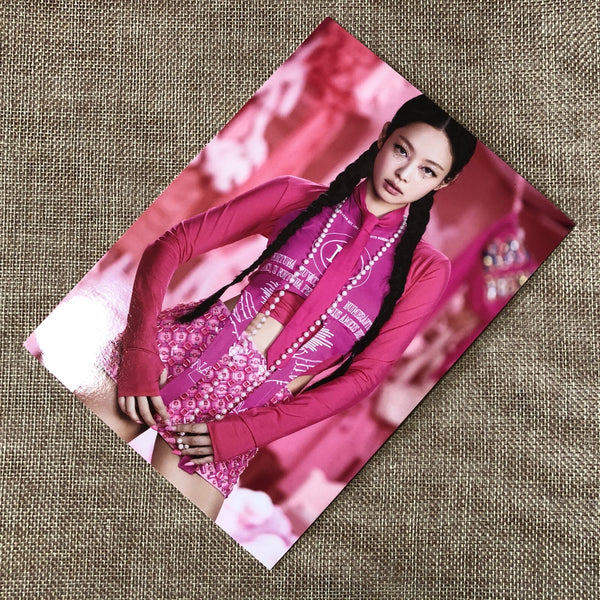 BLACKPINK JENNIE [Born Pink] Official Large Postcard, Box Set Ver. / New / Gift