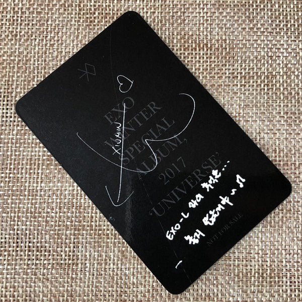 EXO XIUMIN #2 [2017 Winter Special Universe] Official Photocard / New, Rare /+G