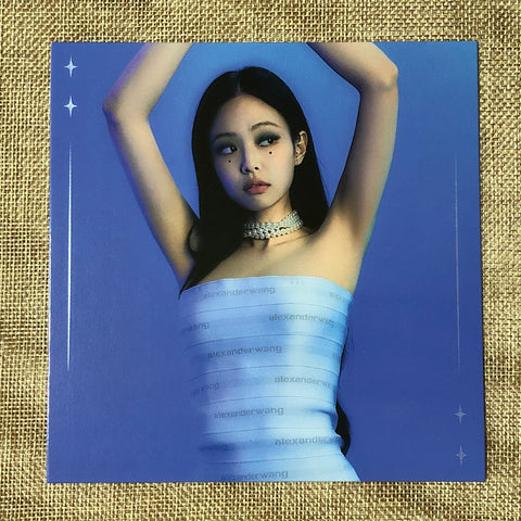 BLACKPINK JENNIE [ THE ALBUM ] Official Postcard, Ver. 3 / New / Gift