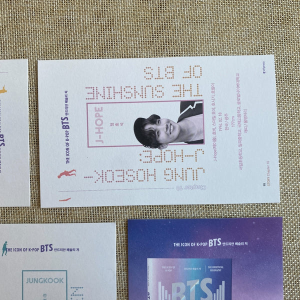 BTS [ICON OF K-POP Book] Special Postcard Set (8ea) Photocard / New, Rare / Gift