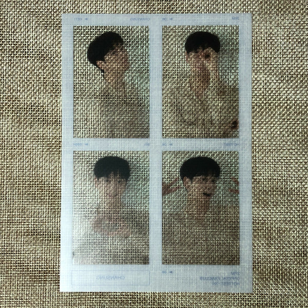 2PM CHANSUNG [HOTTEST 8th] Official Fanclub 4cut Film Photocard / New, Rare /+G