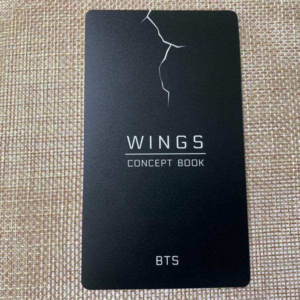 BTS SUGA [ THE WINGS Concept Book ] Official Lenticular Photocard / New / Gift