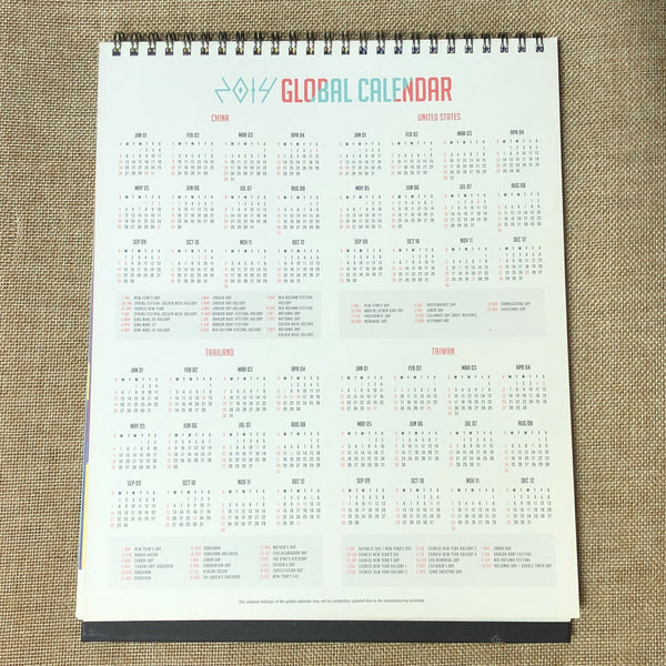 EXO GROUP [ 2014 Season's Greetings ] Calendar Only / New, Rare / Gift
