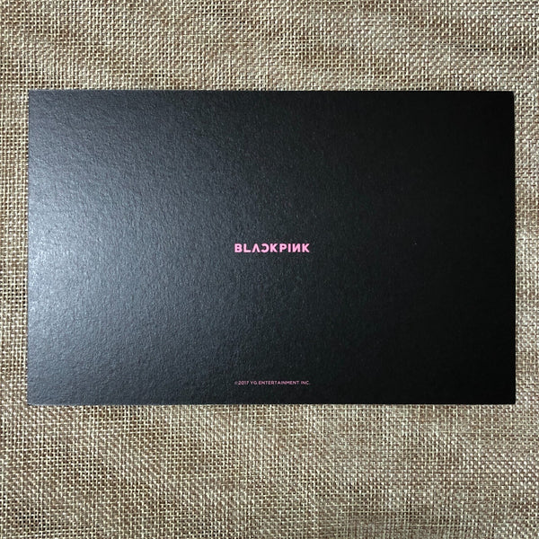 BLACKPINK GROUP #5 [Pop-Up Store As If It's Your Last] Official Postcard / Gift