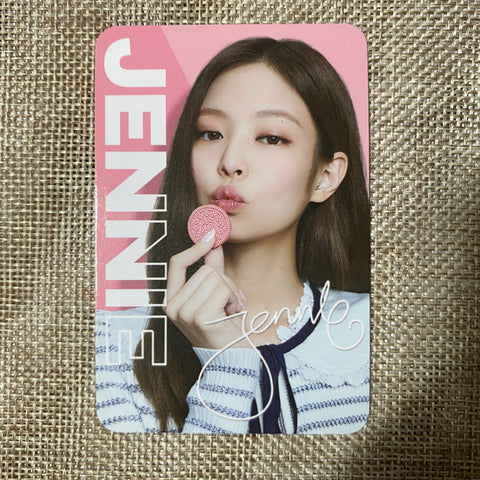 BLACKPINK JENNIE #4 [ OREO X BLACKPINK ] Official Limited Photocard / New / Gift