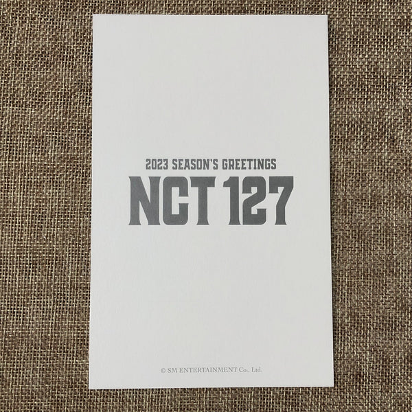 NCT 127 TAEYONG JOHNNY [2023 Season's Greetings] Official Postcard / New / Gift
