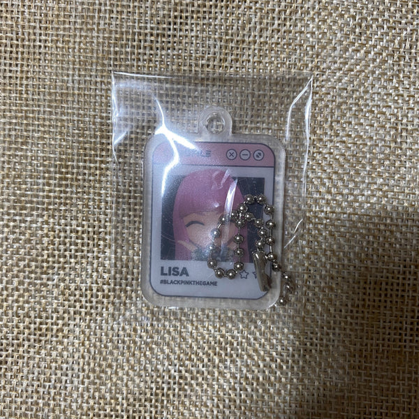 BLACKPINK JENNIE #2 [THE GAME COUPON Card] Official Keyring Photocard Set / Gift