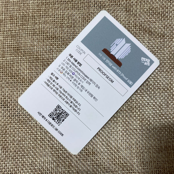 BTS RM [PROOF Weverse POB Island : In The SEOM] Official Photocard / New / Gift