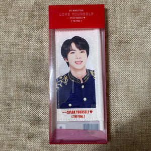 BTS JIN [ Love Speak Yourself World Tour Final ] Official Mini Flag / New / Gift
