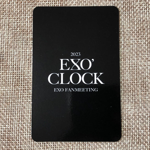 EXO SUHO [ 2023 Fan Meeting EXO' Clock ] Official Photocard / New / Gift