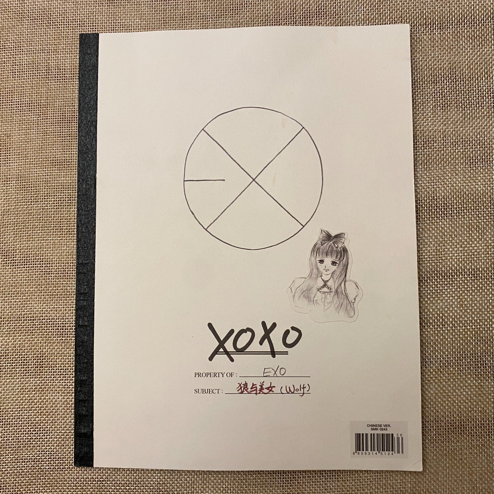 EXO [ XOXO Photobook + CD ] 1st Album Wolf Ver. Chinese / New, Rare / Gift