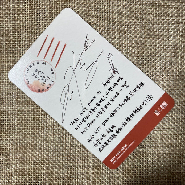 NCT Dream Renjun [ We Young ] Official Photocard, 1st Mini / New, Rare / Gift