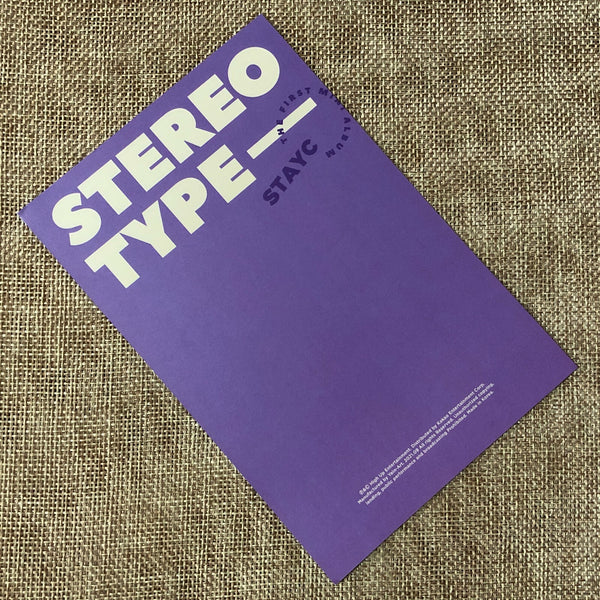 STAYC SUMIN [ STEREOTYPE ] Official Postcard, 2nd Album / New / Gift