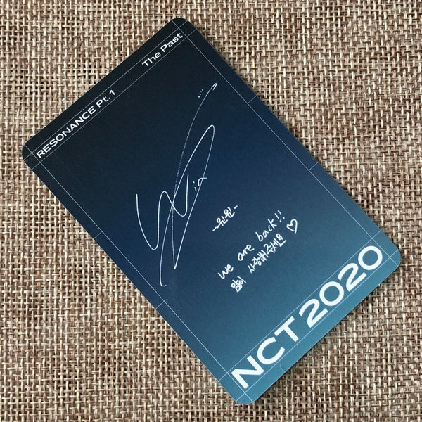 NCT 2020 WINWIN [ Resonance Pt.1 ] Official Photocard, Past Ver / New / Gift