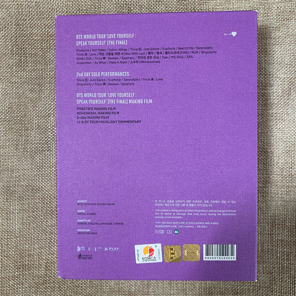 BTS [ Love Yourself Seoul Digital Code Set ] Photobook + Poster + Stand / New +G