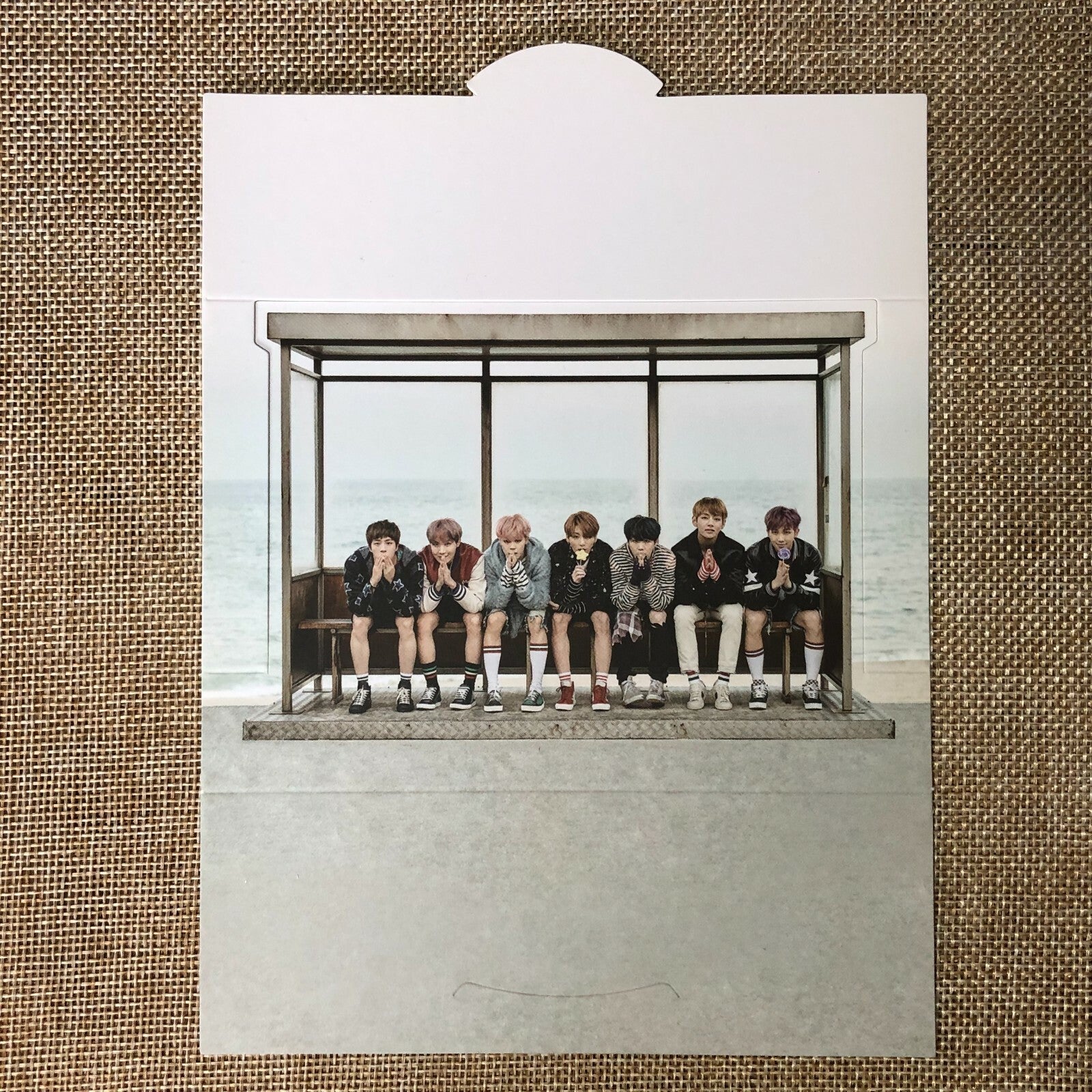 BTS GROUP [You Never Walk Alone Wings] Official Standee Stand Photo / New / Gift