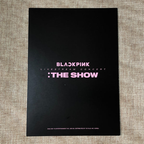 BLACKPINK LISA #1 [ THE SHOW DVD ] Official Postcard Poster / New / Gift