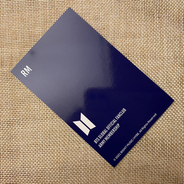 BTS RM [ Fanclub ARMY 8th Membership Kit ] Official Photocard / New / Gift