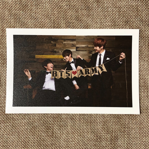 BTS UNIT #2 [GLOBAL OFFICIAL FANCLUB 2nd ARMY MEMBERSHIP KIT] Postcard / Gift