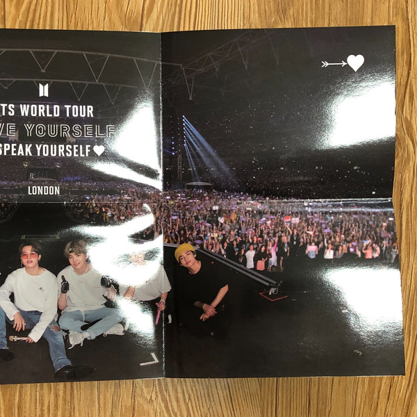 BTS GROUP [ Speak Yourself World Tour London DVD ] Official Poster / New / Gift