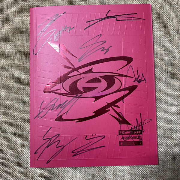 ATEEZ #2 [The World EP.FIN: WILL] Signed Promo Album / Autographed Message Set /