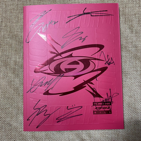 ATEEZ #2 [The World EP.FIN: WILL] Signed Promo Album / Autographed Message Set /