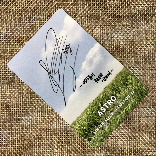 ASTRO MJ [ DREAM PART. 02 ] Official Photocard, 5th Mini Album / New / Gift