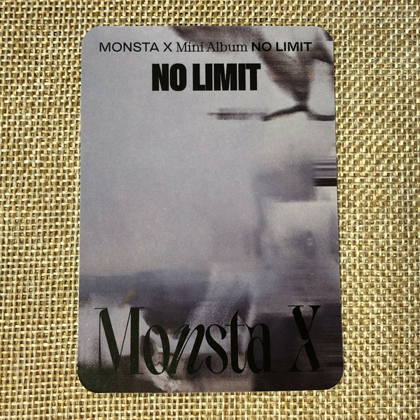MONSTA X HYUNGWON [ No Limit ] Official Photocard, Mini Album Ver.4 / New / Gift