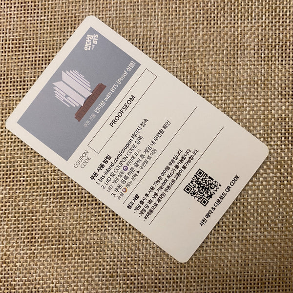BTS JIN [PROOF Weverse POB BTS Island : In The SEOM] Official Photocard / Gift