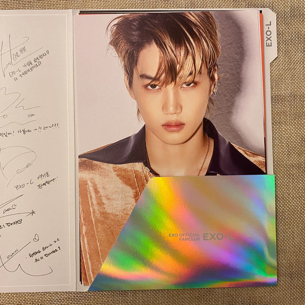 EXO GROUP [Official Fanclub EXO-L Welcome Kit] Official Holder Photo Poster Set