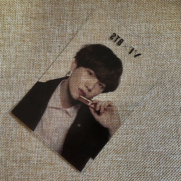 BTS SUGA [VT L'atelier Perfume] Official Transparent Photocard / New, Rare /+G