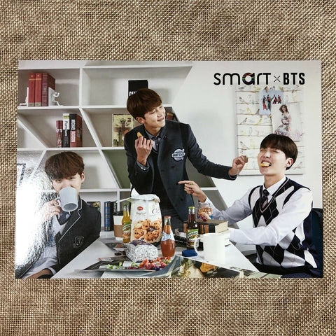 BTS GROUP #4 [BTS X Smart Uniform] Promotional Official Photo / New, Rare / Gift