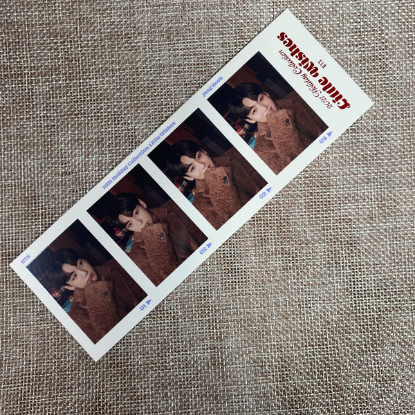 BTS JUNGKOOK [ 2021 Holiday Little Wishes ] Official 4 cut photocard /New /GFT