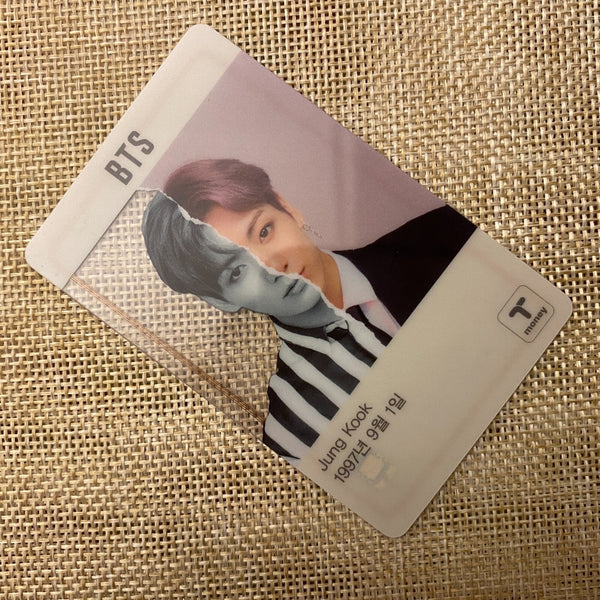 BTS JUNGKOOK #1 [ 2019 CU T-Money Transparent ] Official Photocard / New / Gift