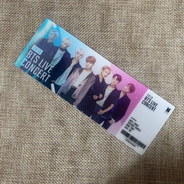 BTS GROUP [ World OST Album ] Lenticular Ticket Photocard / New, Rare / Gift