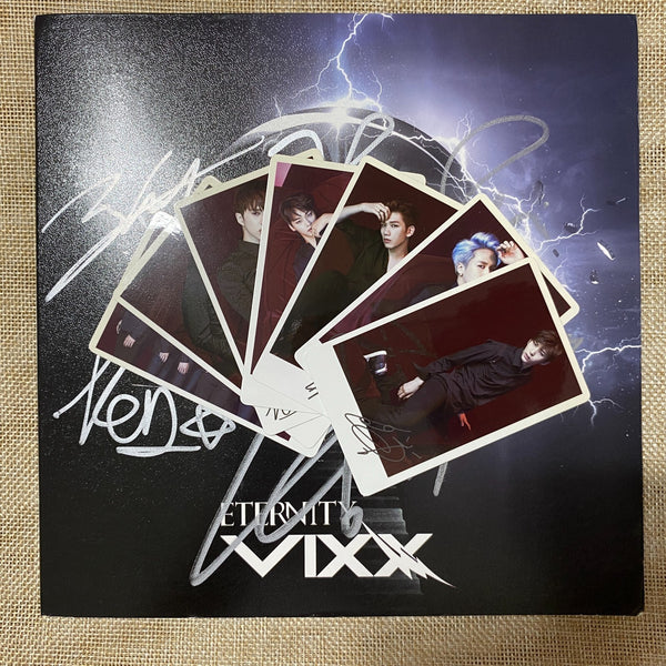 VIXX [Eternity] Hand Signed Autographed Album with Photocard Set / Promo / Mint