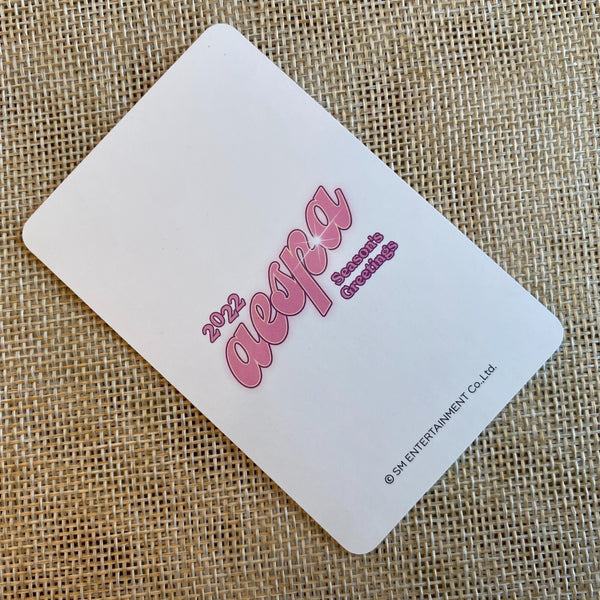 AESPA GISELLE [2022 Season's Greetings Alladin] Official Photocard / New / Gift