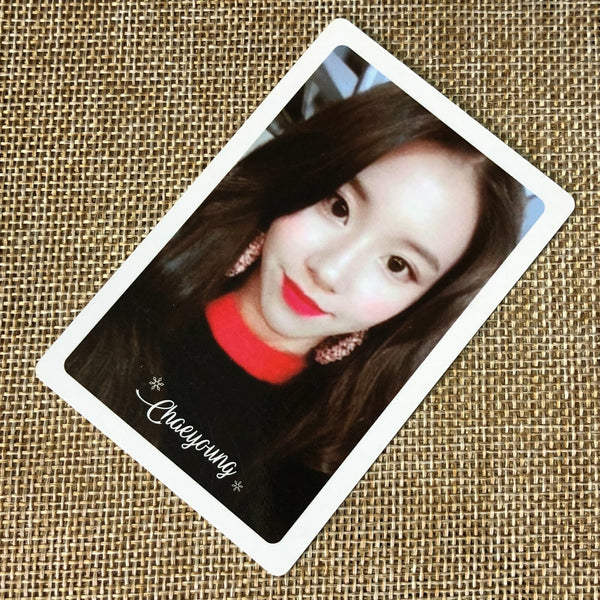 TWICE CHAEYOUNG [ Merry & Happy Pre-Order Official Photocard ]1st Album /New /+G