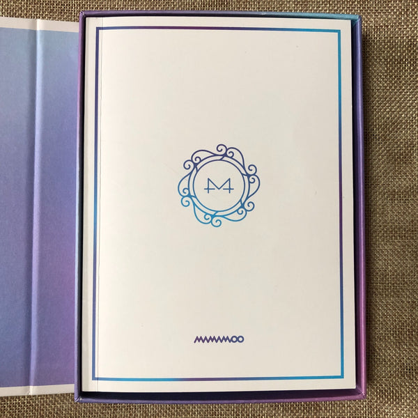 MAMAMOO #1 [ White Wind ] Hand Signed Promo Album Autographed / CD+Photobook