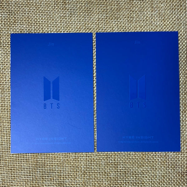 BTS JIN [ HYBE INSIGHT ] Official Photocard SET of 2 / New / Gift
