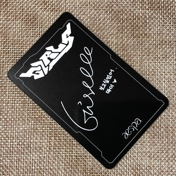 AESPA GISELLE [ Girls ] Official Photocard, Digipack Ver / New / Gift