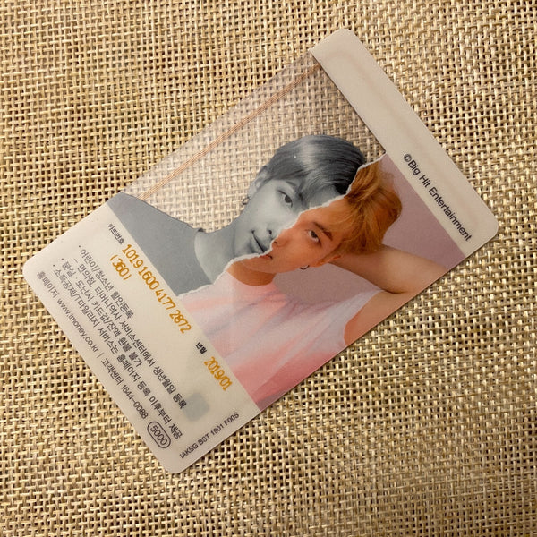 BTS RM [ 2019 CU T-Money Transparent ] Official Photocard / New / Gift