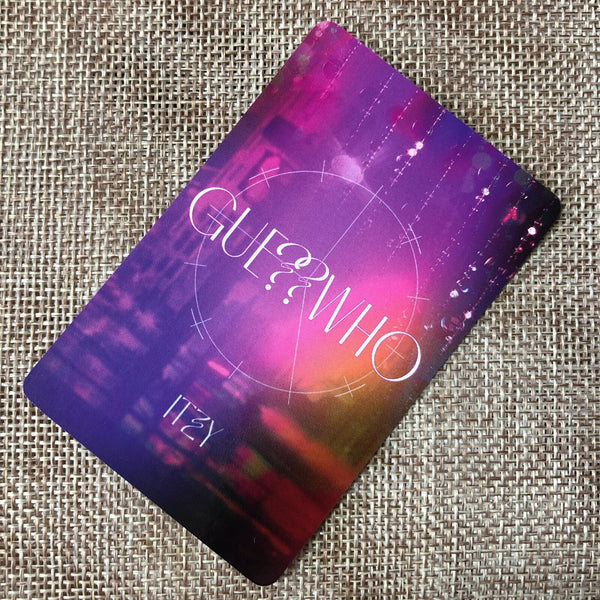 ITZY LIA [ GUESS WHO WITHDRAMA Fansign Event ] Official Photocard / New / Gift