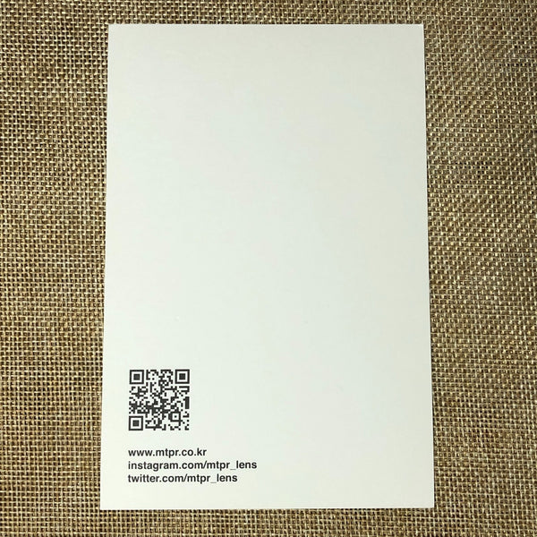 BTS RM [ MTPR Contact Lens ] Official Hologram Postcard, Limited / New / Gift