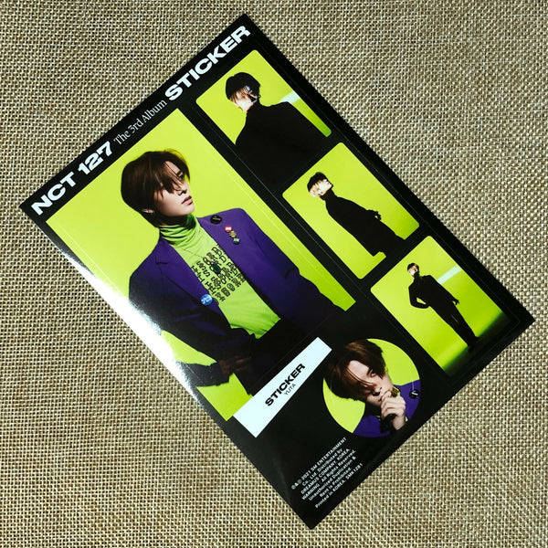 NCT 127 YUTA [ STICKER ] Official Sticker, STICKY Ver / New / Gift