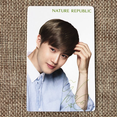 EXO SUHO [Nature Republic] Official Limited Photocard, EXO-K / New, Rare / Gift