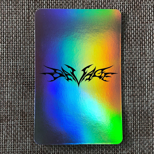 AESPA GISELLE [ SAVAGE ] Official AR Clip Photocard, P.O.S Ver. / New / Gift