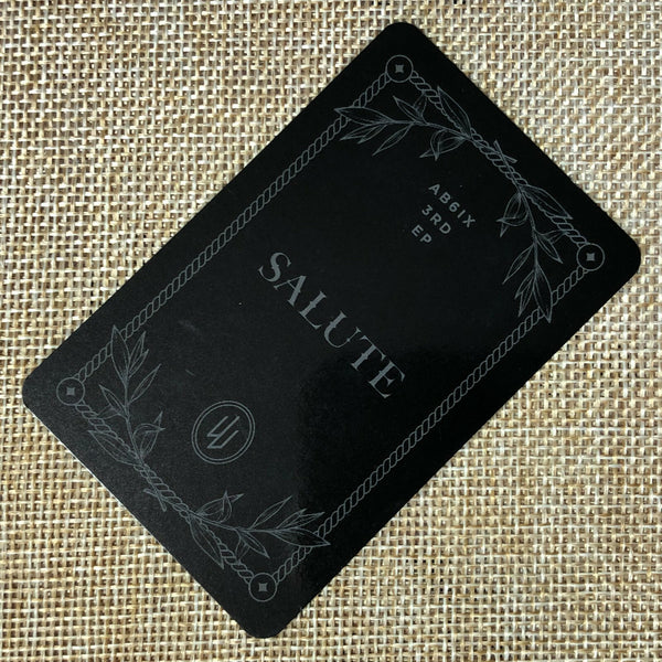 AB6IX WOOJIN [ SALUTE ] Official Photocard, 3rd Album Loyal Ver / New / Gift