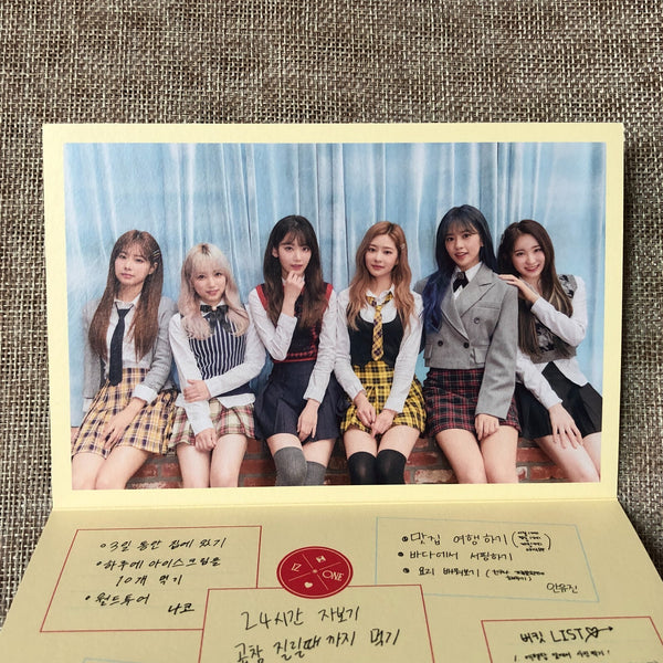 IZ*ONE GROUP [2020 SECRET DIARY Package] Official Bucket List Postcard / Gift