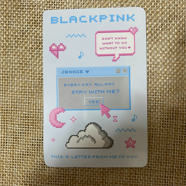 BLACKPINK JENNIE [6th Anniversary Deco Kit] Official Photocard / New, Rare /+G
